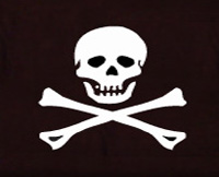 skull and crossbones t shirt